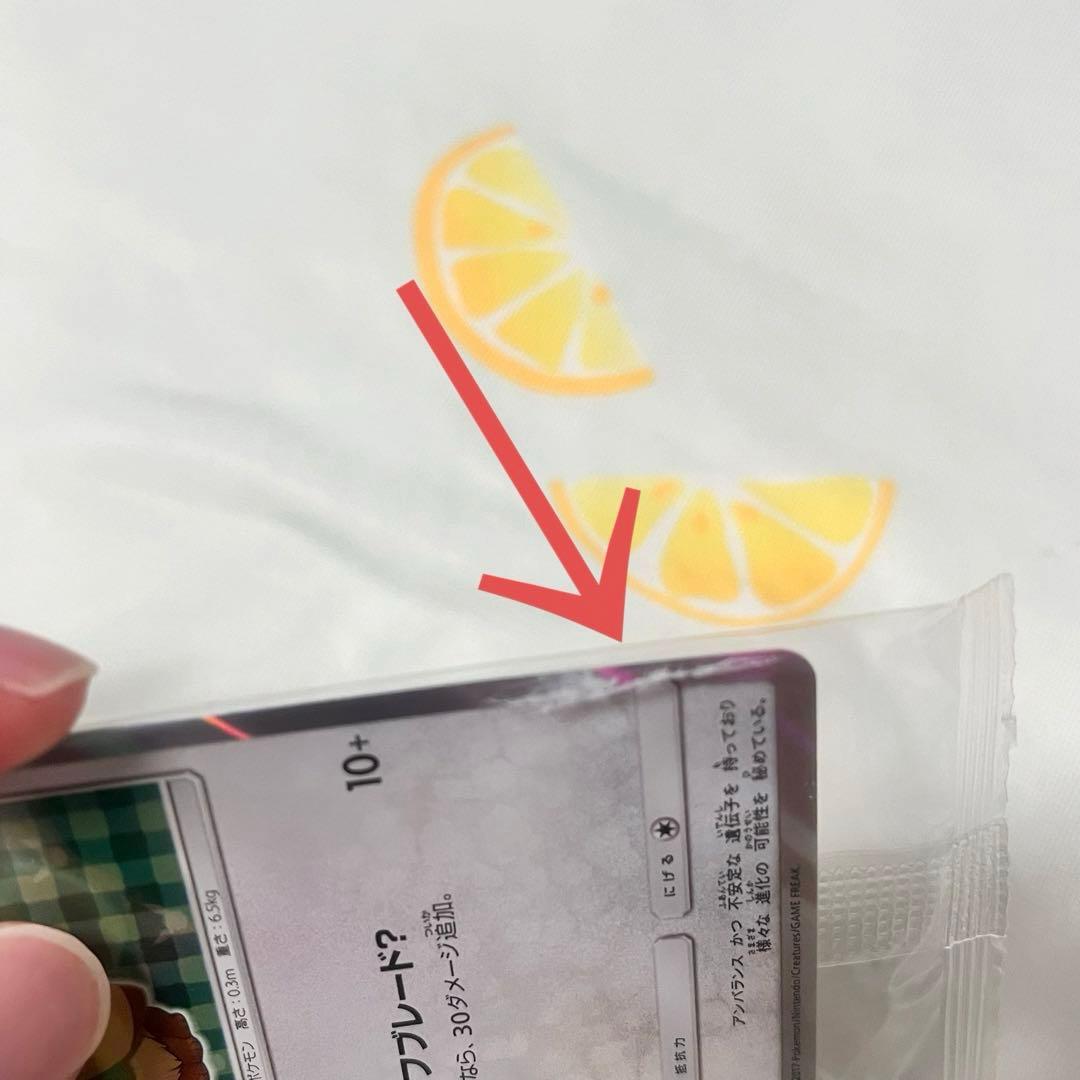 の*ん様 ポケモンカード　ポンチョを着たイーブイ　リーフィア