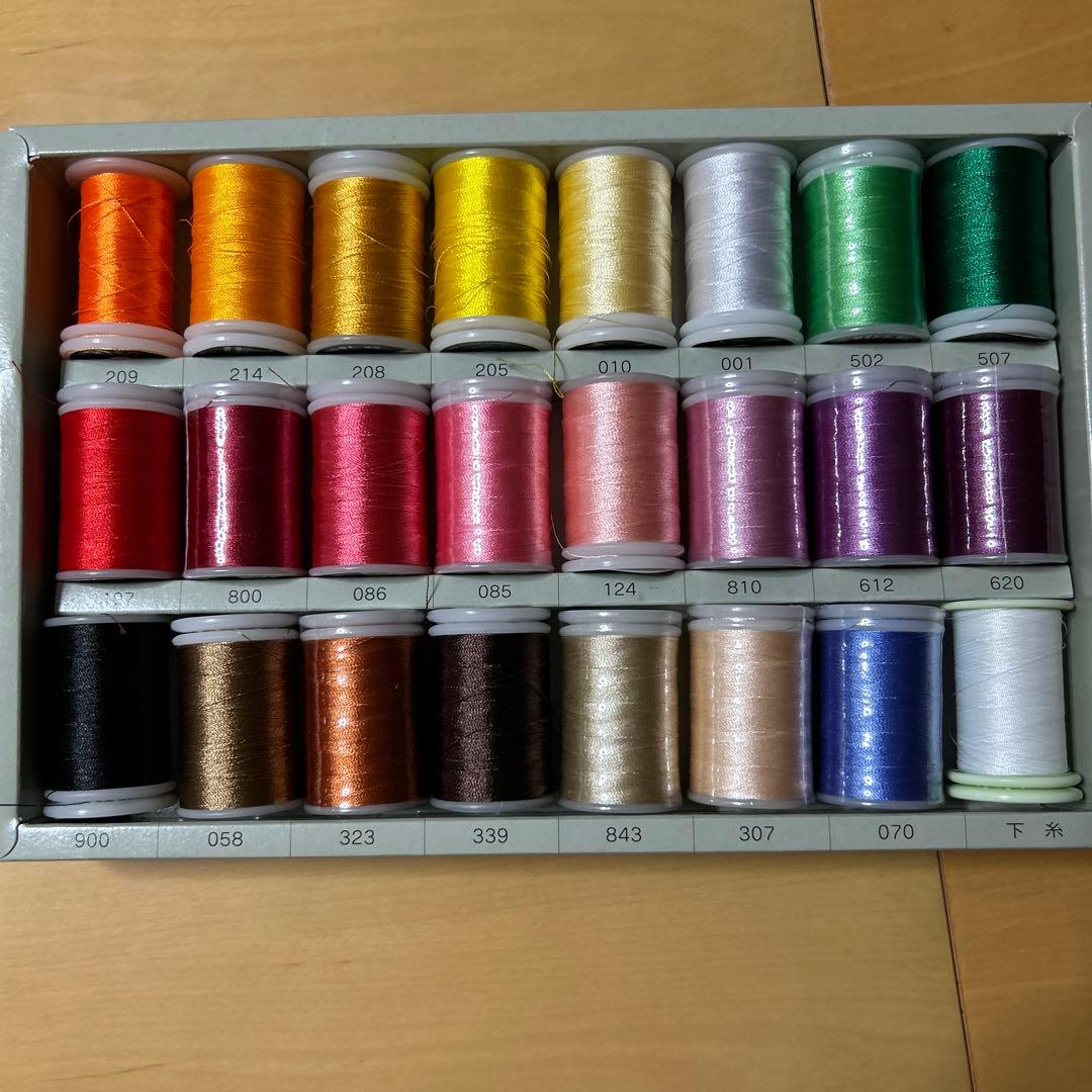brother刺繍カード&刺繍糸