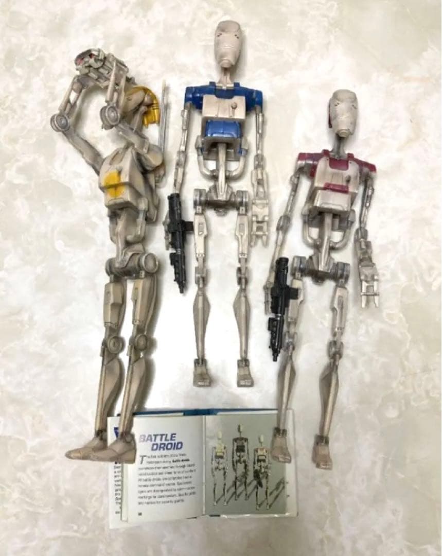 スターウォーズ　ジョージルーカス風フィギュア+バトルドロイド+α [カスタム品]
