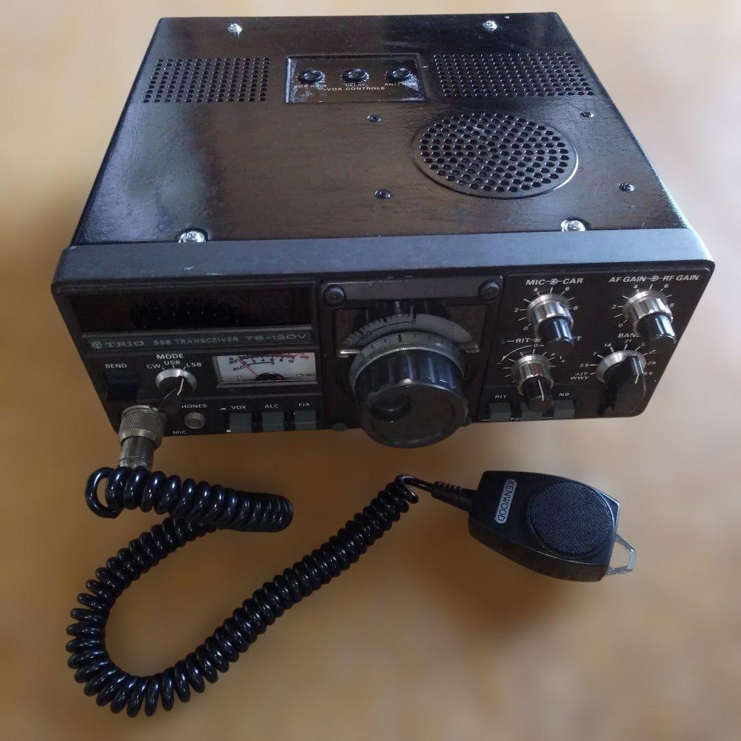 TRIO トリオ TS-120V HFトランシーバー マイク 取扱説明書 付き