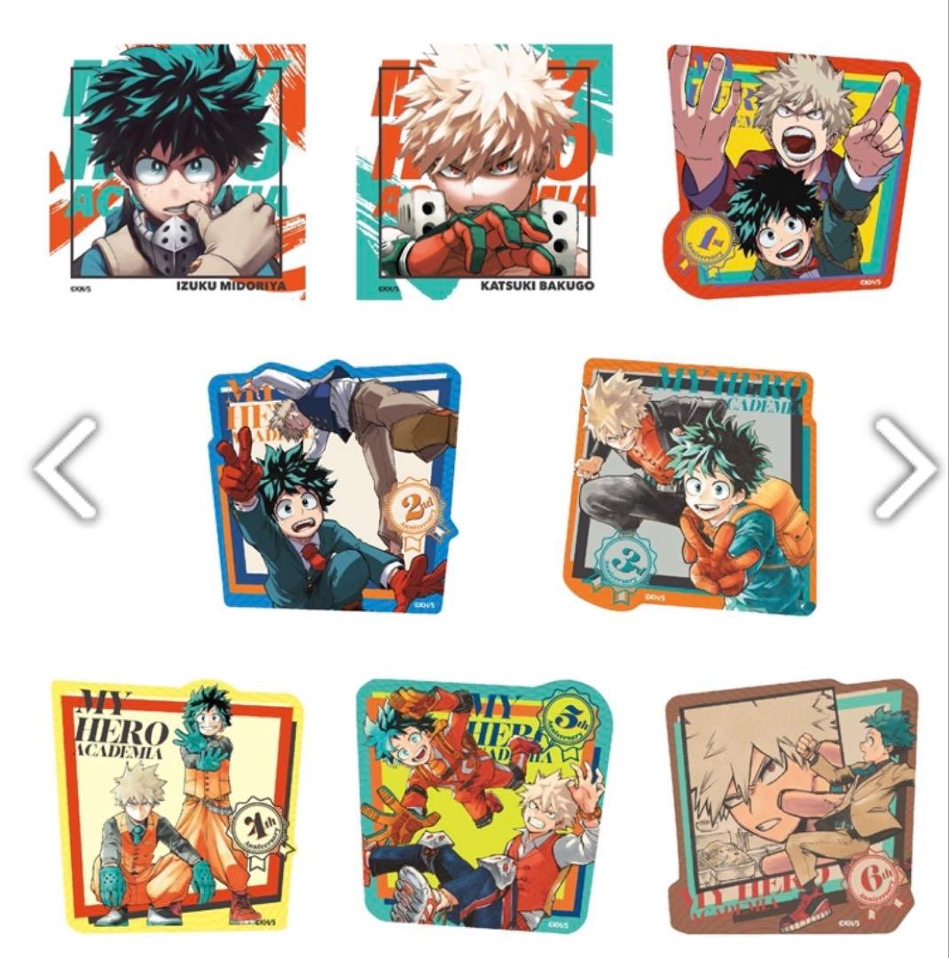 ヒロアカ アートステッカー RIVALS 全種セット