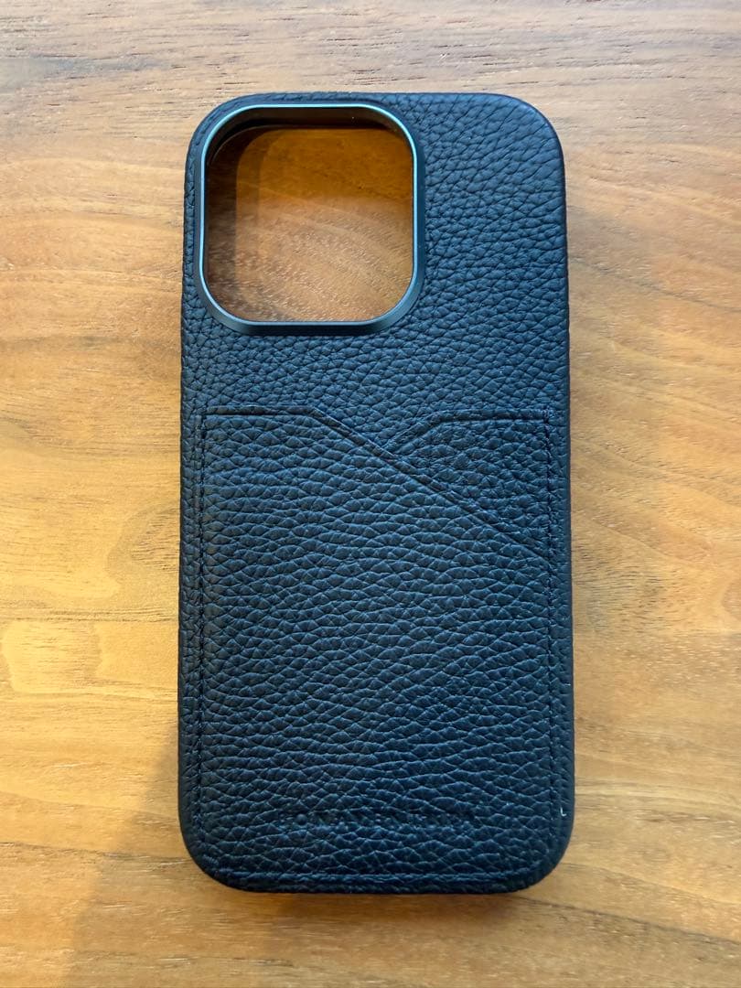 バックカバーケース（iPhone16Pro）ボッタラートレザー　シュリンクレザー
