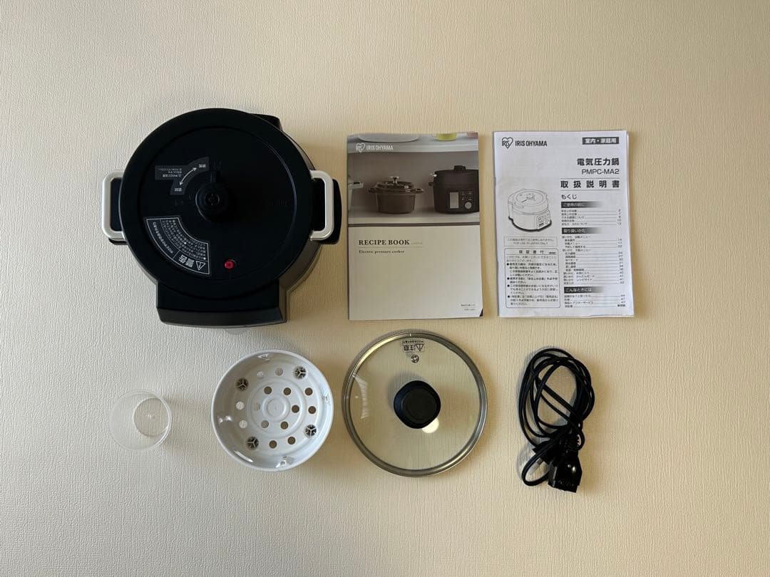 アイリスオーヤマ 電気圧力鍋 黒 PMPC-MA2