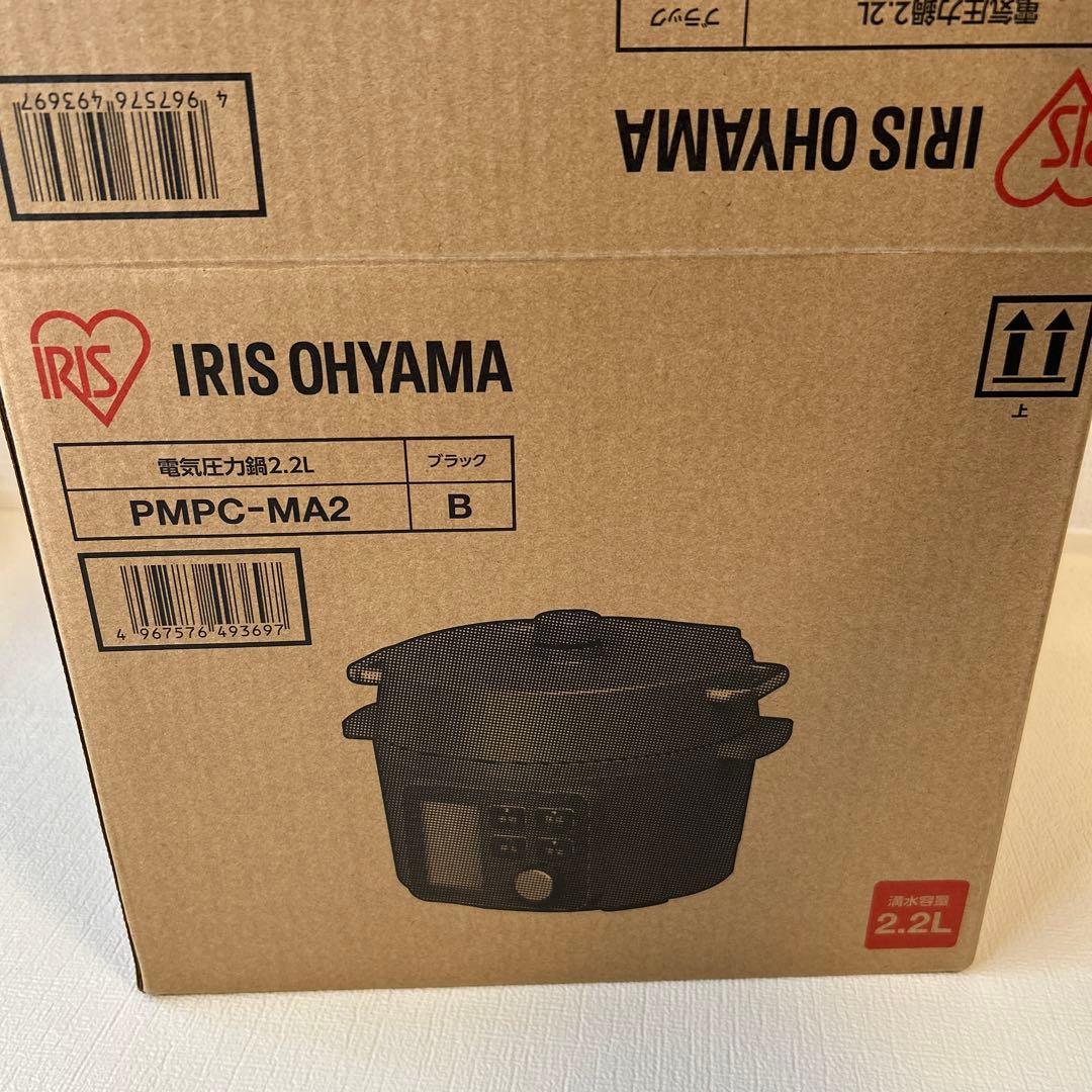 アイリスオーヤマ 電気圧力鍋 黒 PMPC-MA2