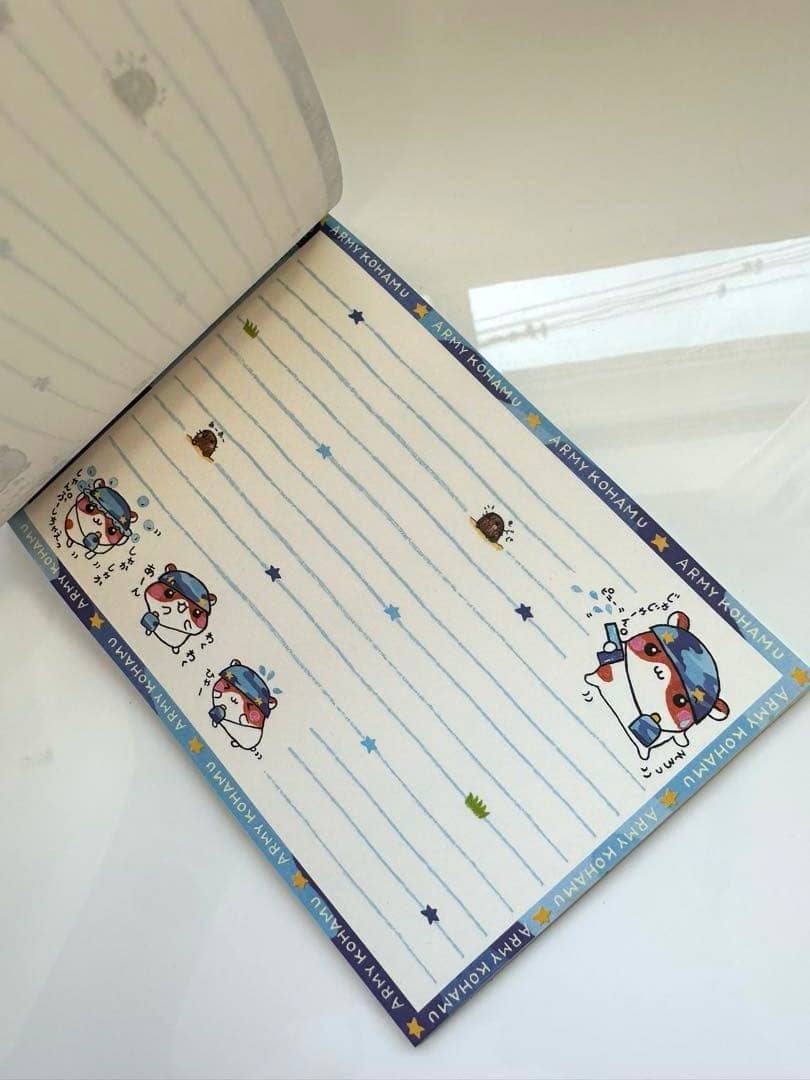 アーミーこはむ　メモ帳　平成レトロ　クーリア