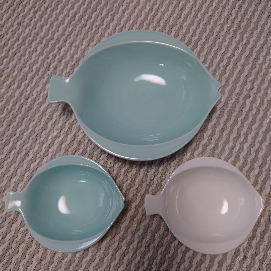 ロイヤルコペンハーゲン　魚型ボウル　3点