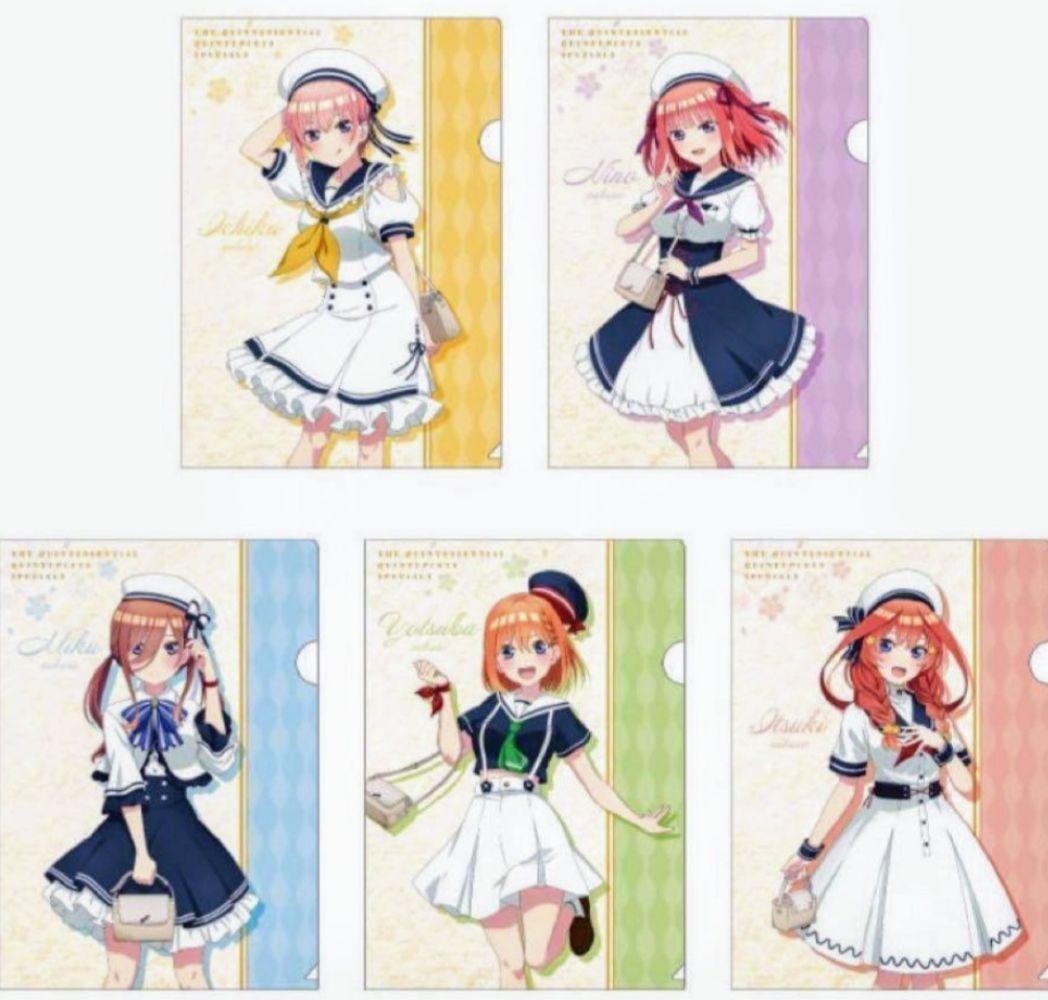 五等分の花嫁 クリアファイル 未開封 5枚セット×3種類