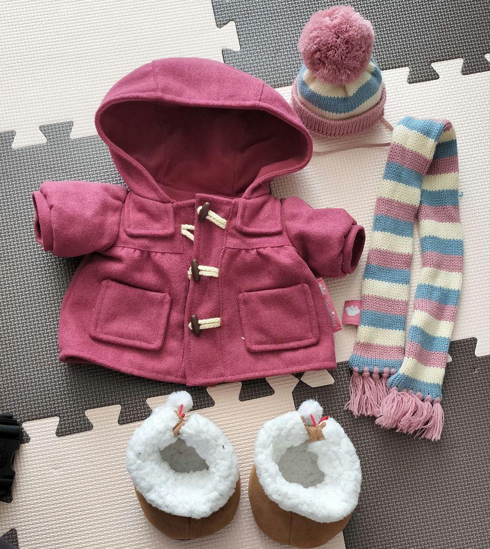 ダッフィー　シェリーメイ　ぬいぐるみ　Sサイズ　服　ダッフルコート付き