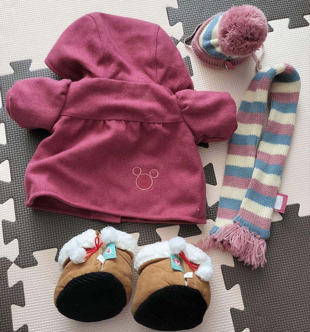 ダッフィー　シェリーメイ　ぬいぐるみ　Sサイズ　服　ダッフルコート付き