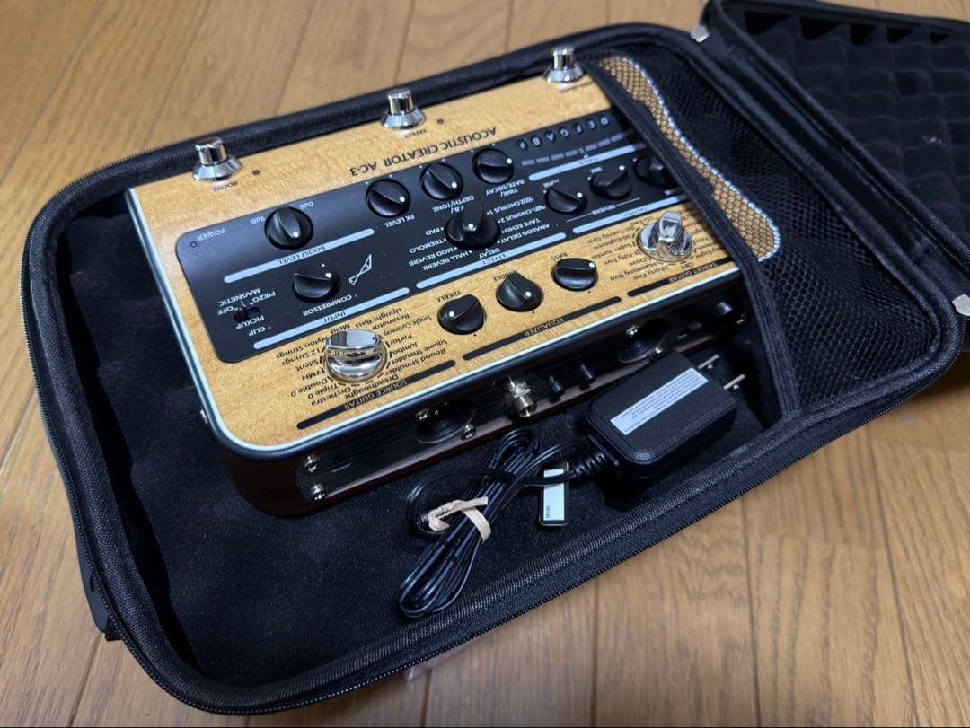 【中古】 ZOOM AC-3 Acoustic Creator＋ソフトケース