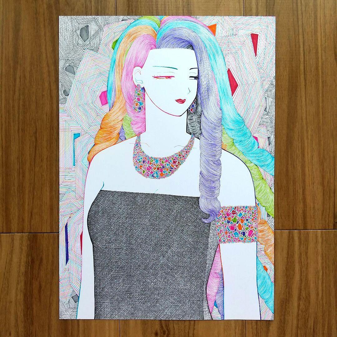 原画 「夜会へ」