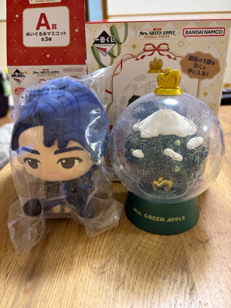 Mrs. GREEN APPLE ぬいぐるみ・スノードームセット