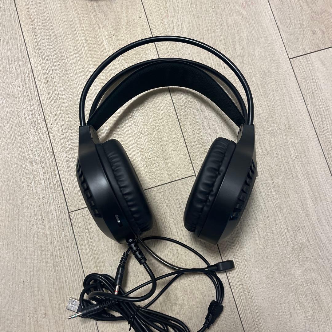 YINDIAD ゲーミングヘッドセット ブラック