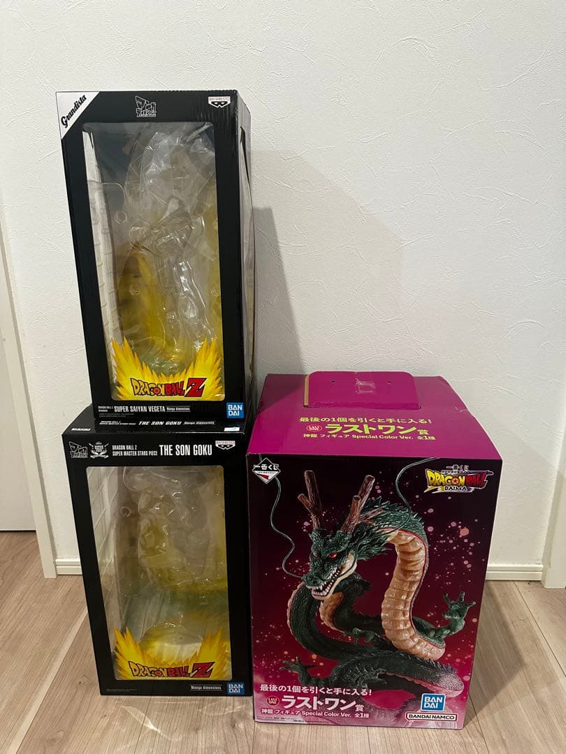 ドラゴンボール フィギュアセット 孫悟空 ベジータ シェンロン