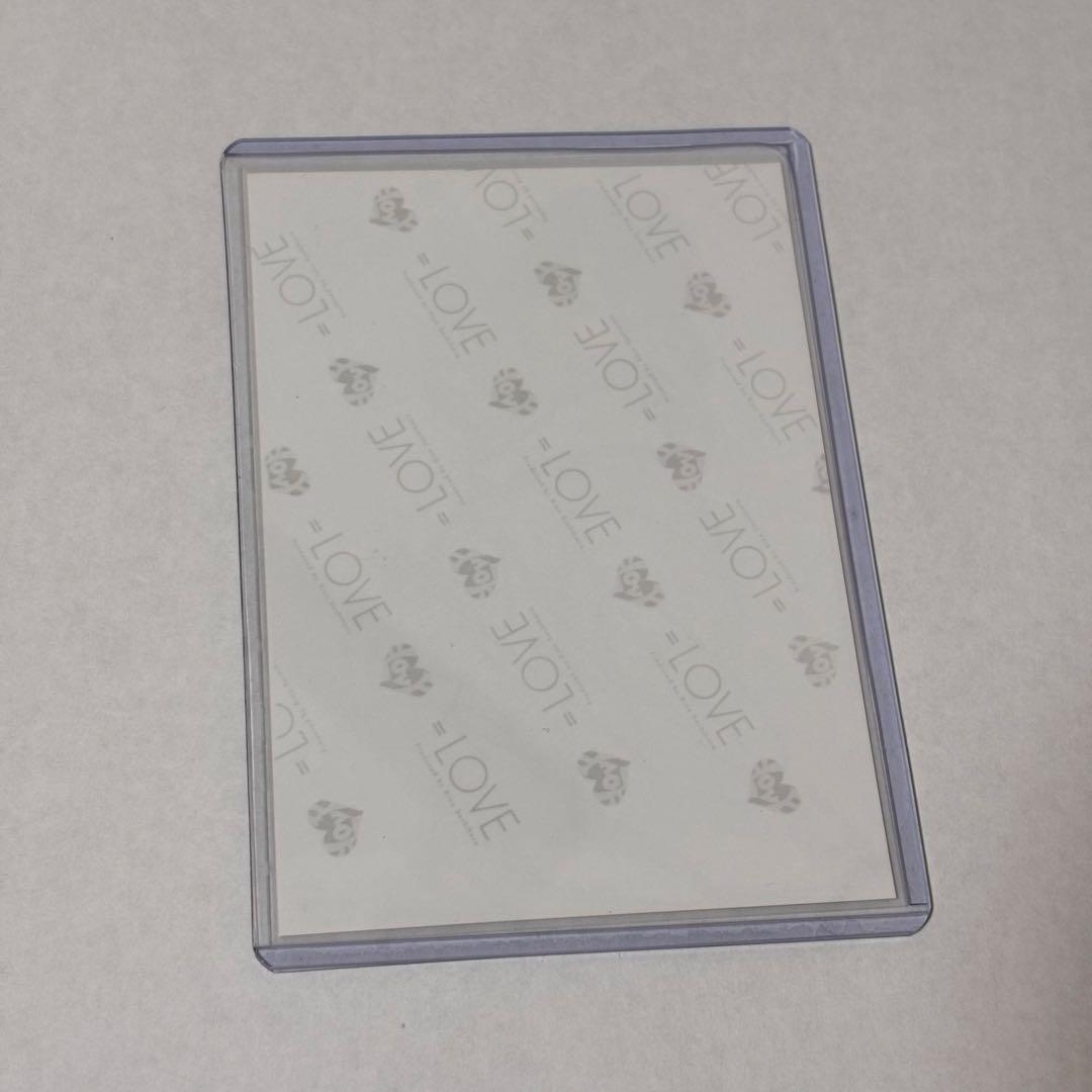 = LOVE/高松瞳/冬ツアー白ニット衣装/直筆生写真