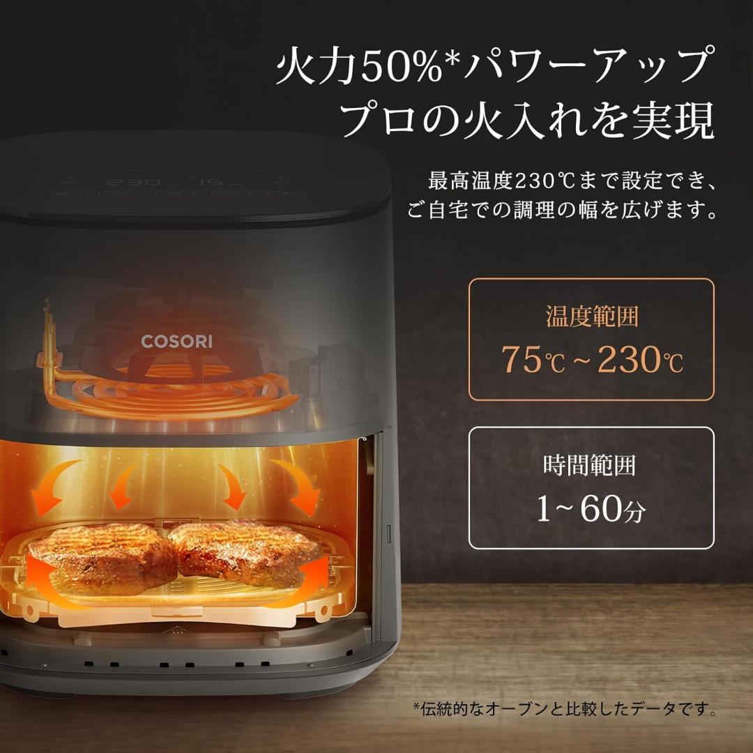 【開封・未使用】COSORI ノンフライヤー エアフライヤー 4.7L #1