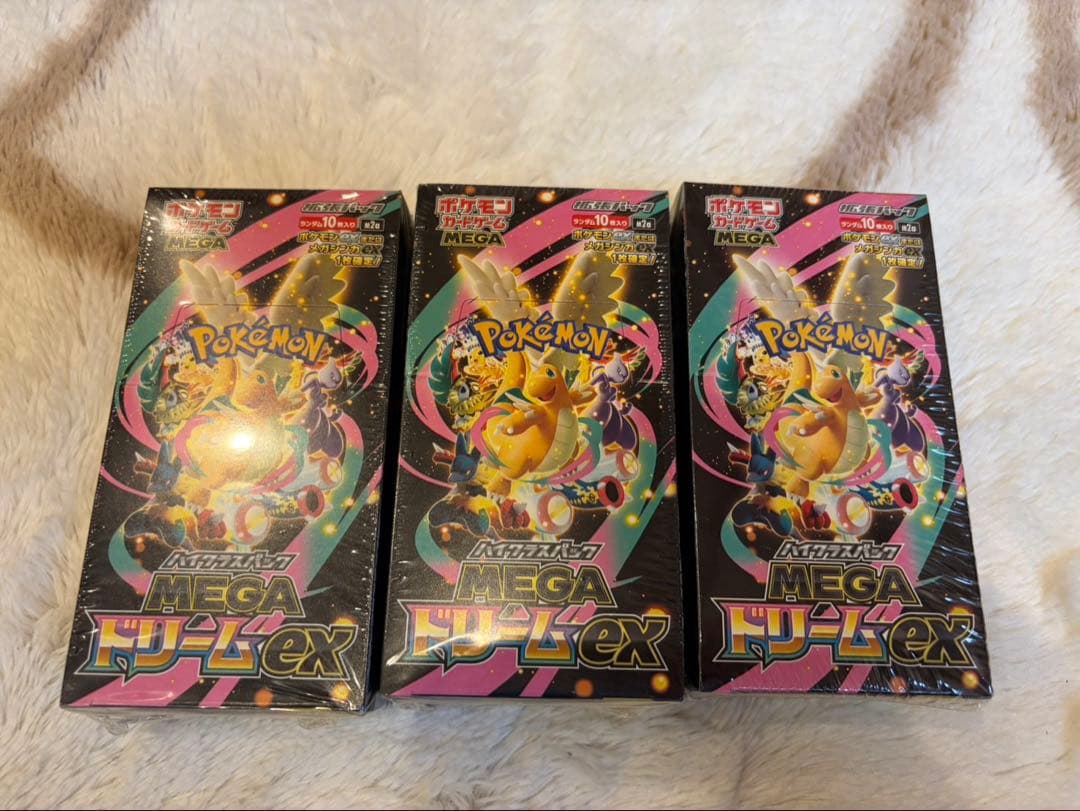 ポケモンカードゲーム　MEGAドリームex シュリンク付きBOX