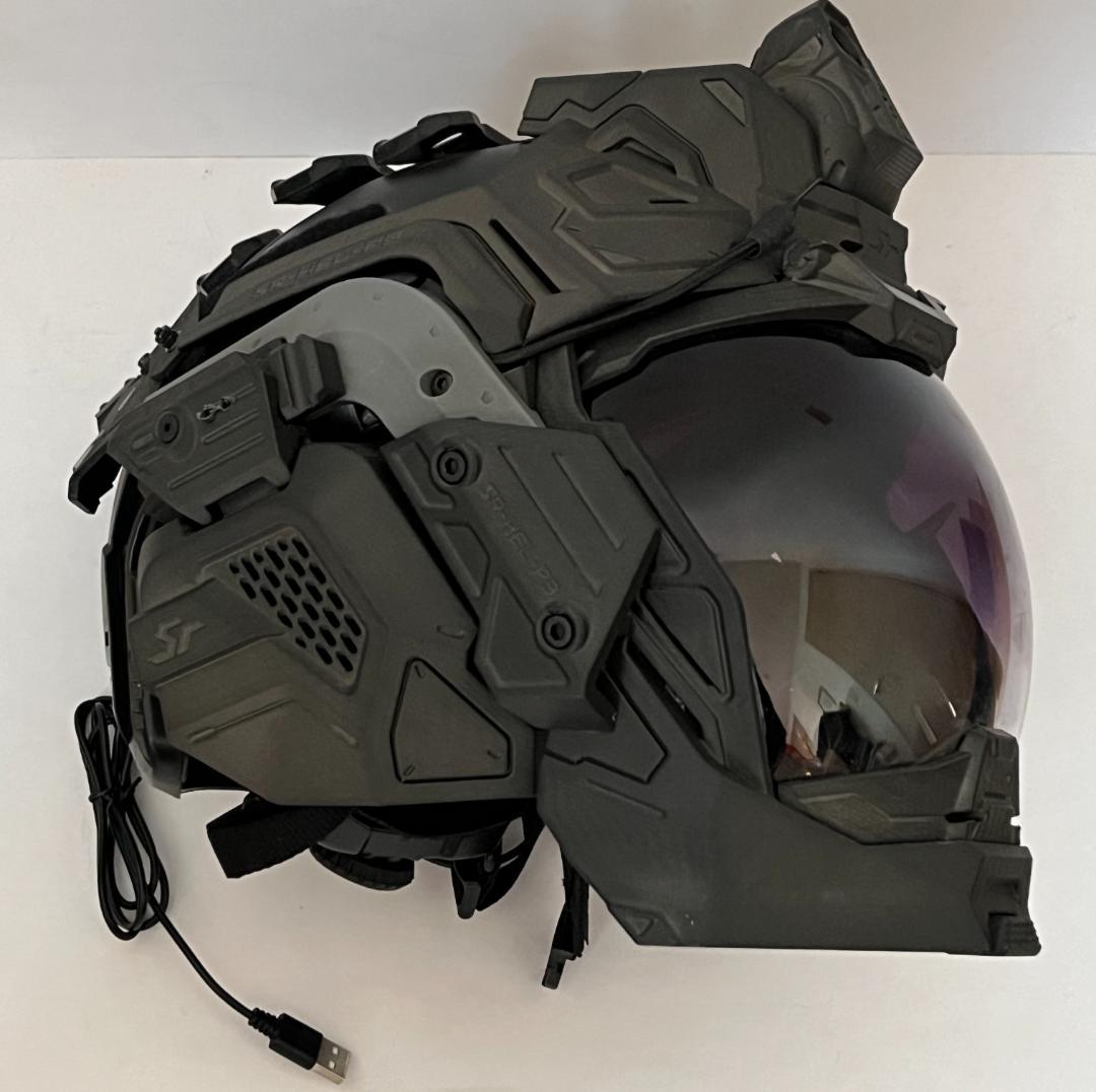 SRU SR-HEL-P3 タクティカルヘルメット 装飾パーツ付 FAN付