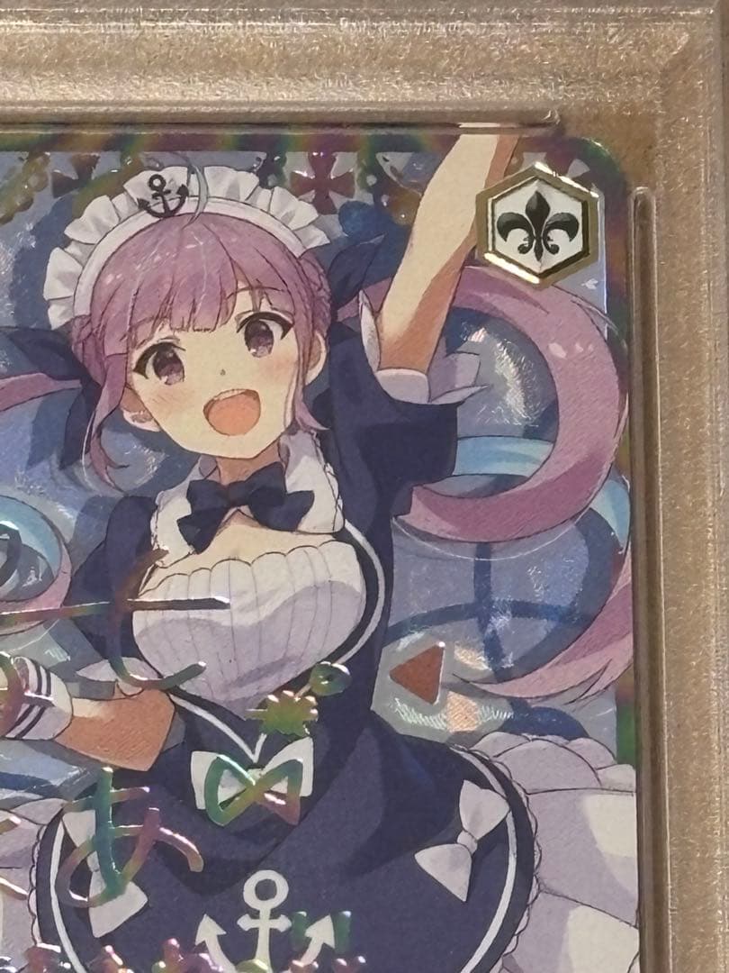 ヴァイスシュヴァルツ　未来へ一緒に　湊あくあ SSP サイン入り PSA10
