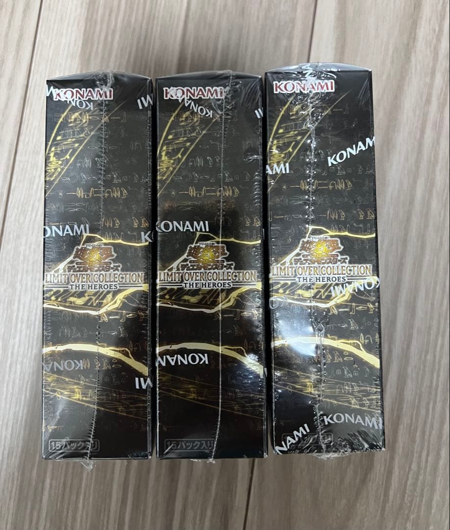 遊戯王　LIMIT OVER COLLECTION 3box シュリンク付未開封