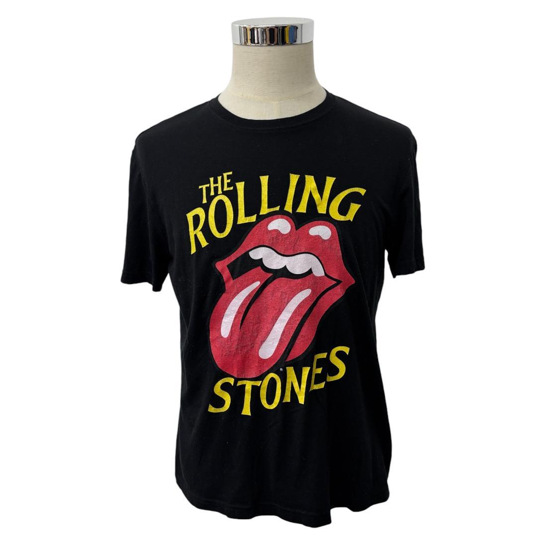 ローリングストーンズ ブラック Tシャツ・カットソー M