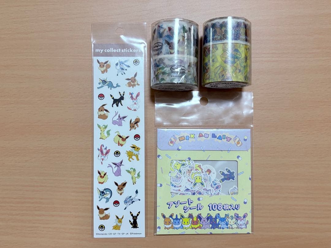 【匿名配送】ポケモン　ブイズ　シール　まとめ売り【新品未開封】