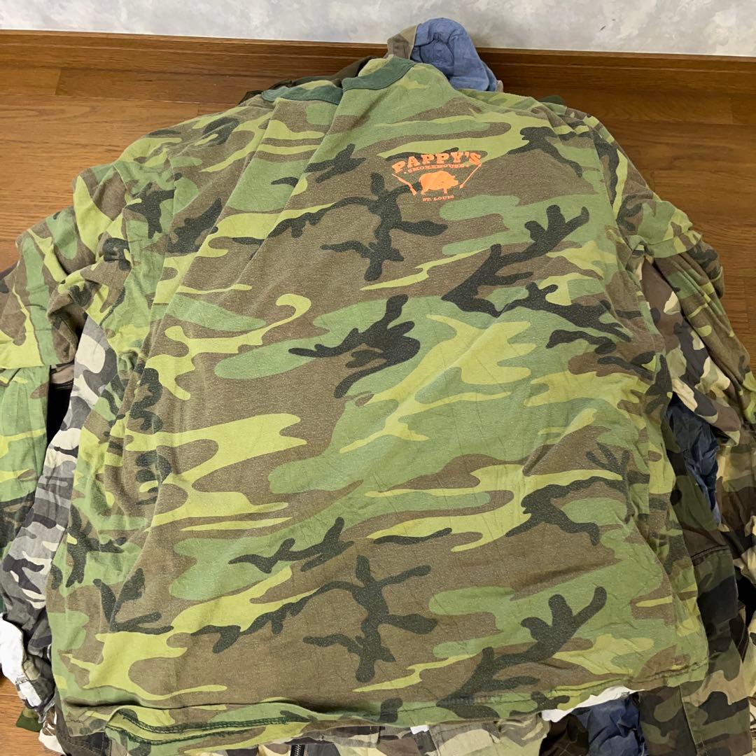 e*a様 B ユーロ古着ミリタリー迷彩カモフラジャケットパンツ長袖類30着セット