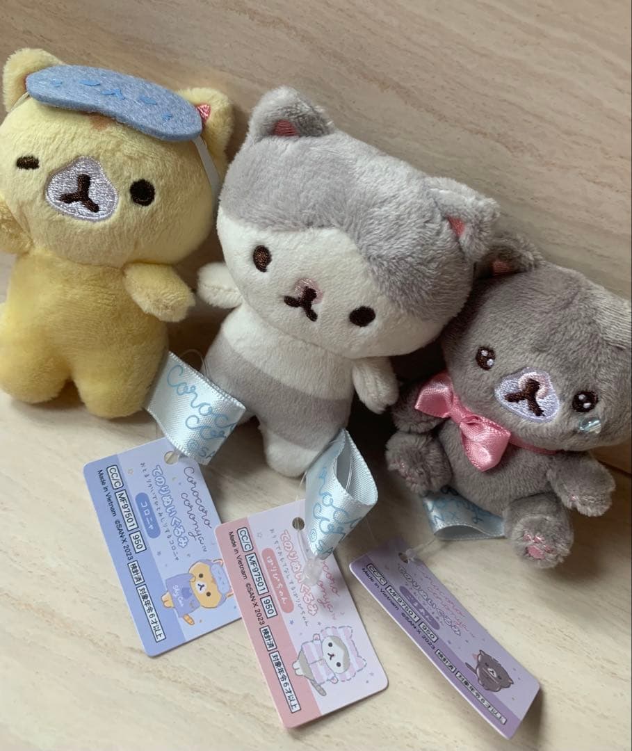 ころころコロニャ　ひとみしりおとまりかいニャ　てのりぬいぐるみ サンエックス