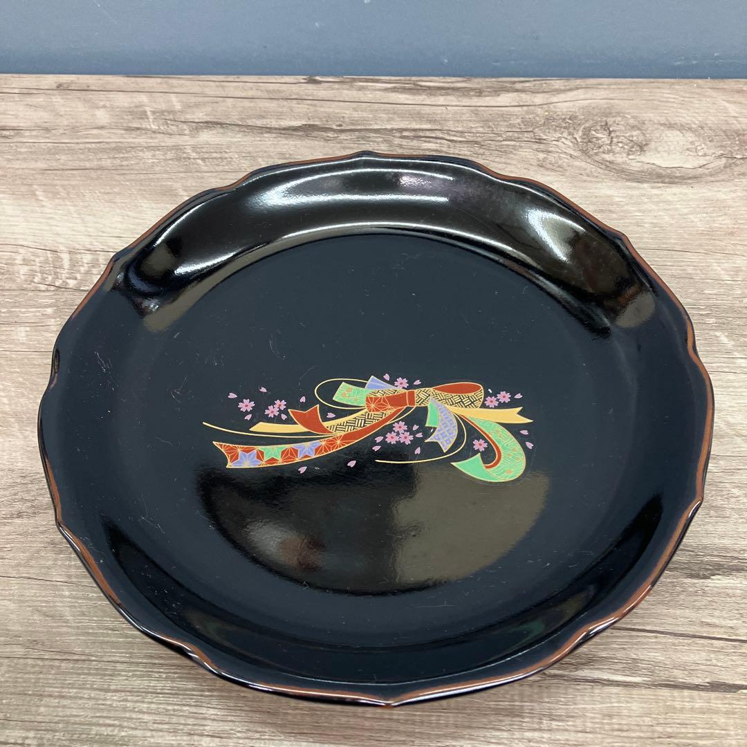 E-1 廣斎作 漆器 晩酌セット 徳利 小鉢 薬味入れ 盛り皿 廣斎