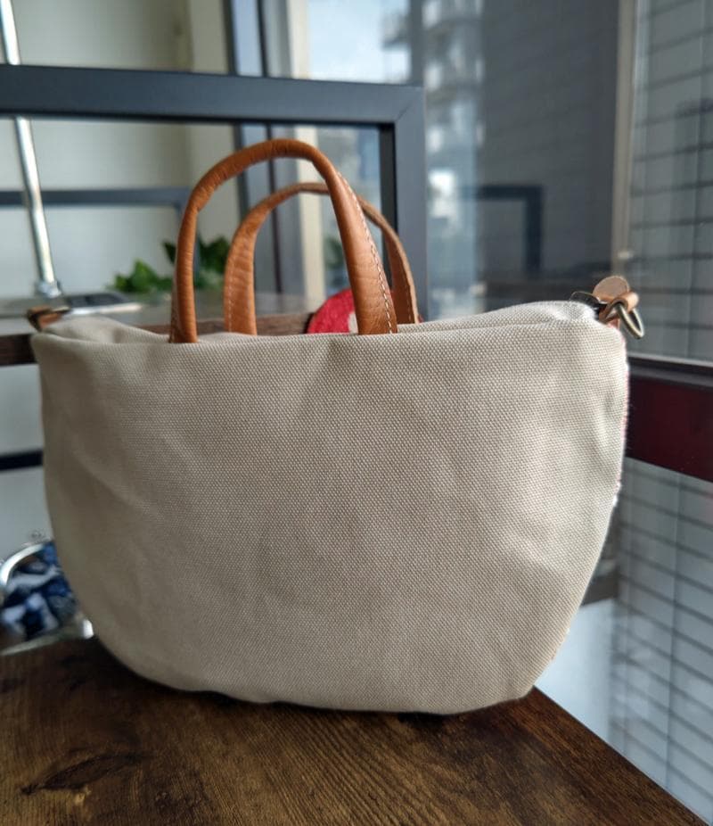 ミナペルホネン/2024/タンバリンオレンジ/ミニラウンドショルダー本