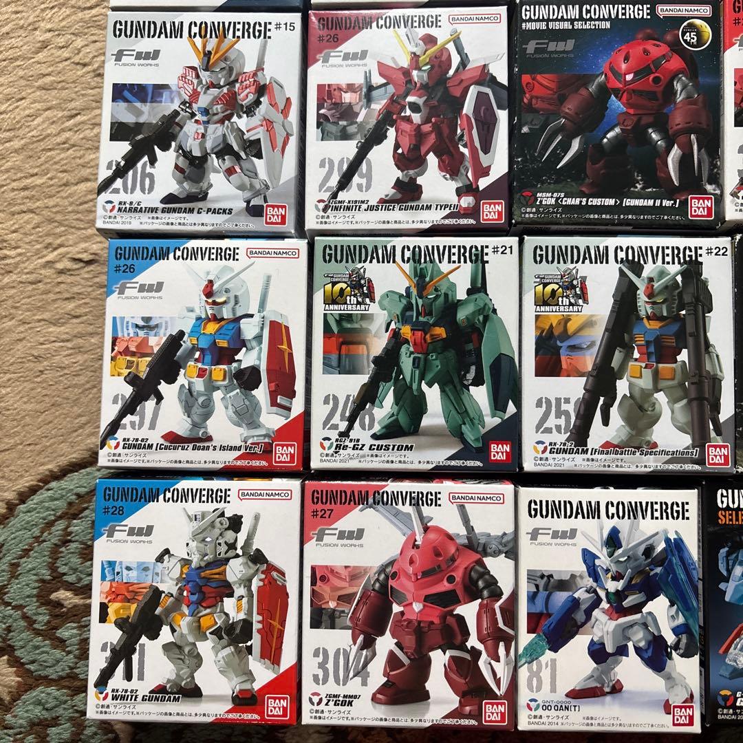 ガンダムコンバージフィギュアまとめ売り