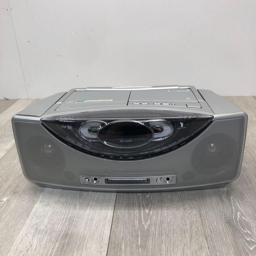 503 SHARP MD/CDカセット プレーヤー SD-FX200-S