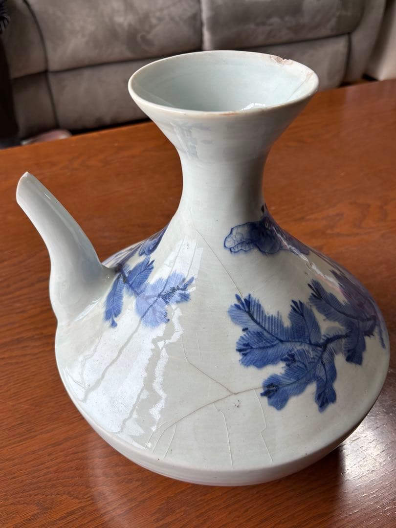 平戸焼「軍持（ケンディ）」酒器・水差し　骨董品
