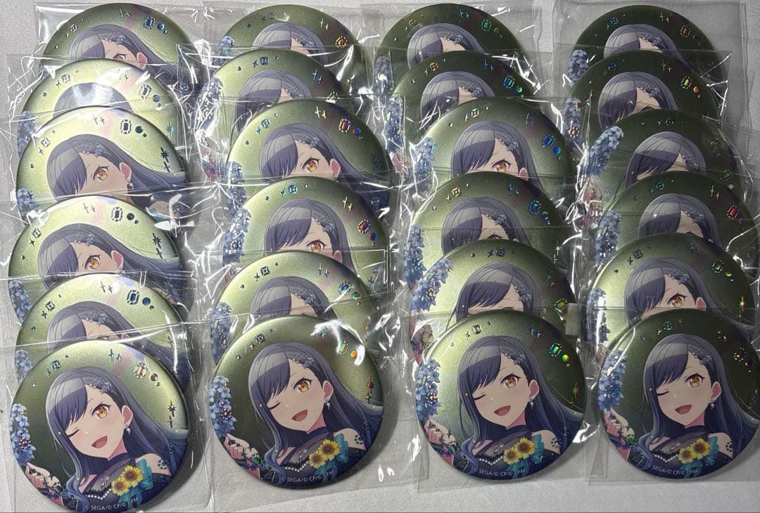 N 白石杏 缶バッジ birthday 24個セット