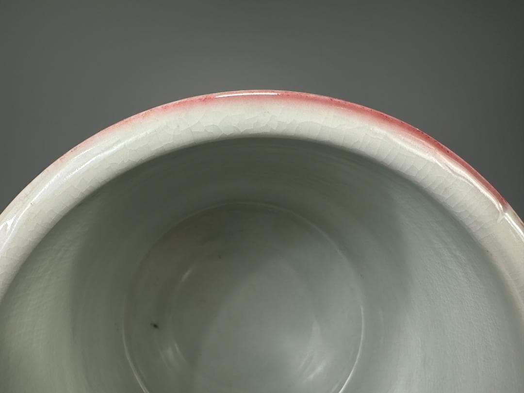 M23-3S12 中国美術　清時代　茶道具　窯変釉水指　書道具筆海　筆筒　唐物