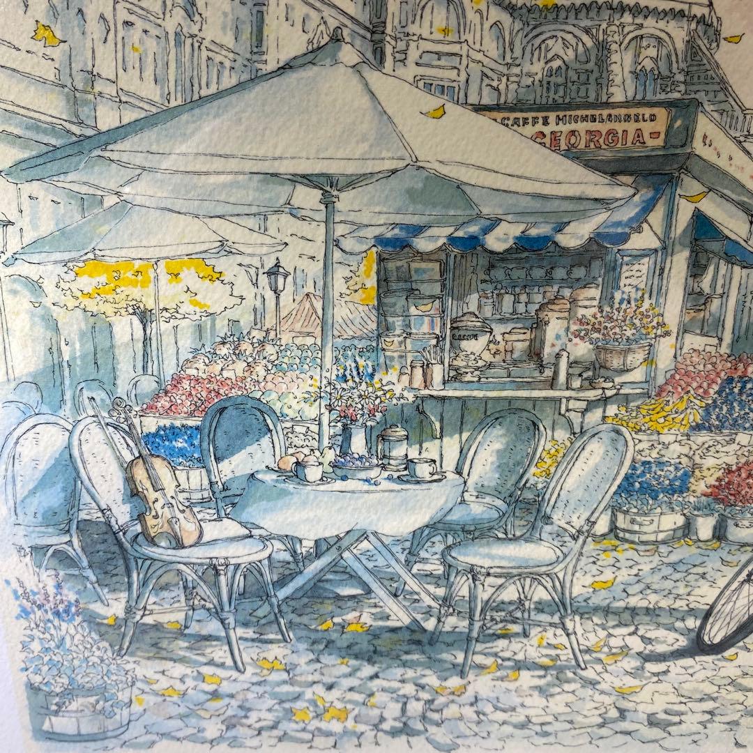 内田新哉作『F・ショパン』 リトグラフ 343/400 版画 絵画 サイン入り