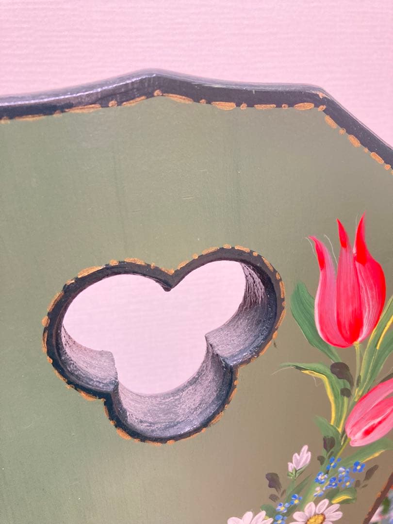 【気まぐれ価格‼️】トールペイント 飾り台 壁掛け