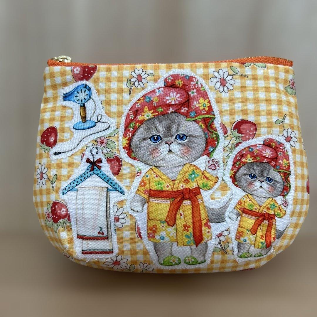 ハンドメイド　ころりんポーチ　コヤンイサムチョン☆お風呂上がりルミちゃん☆