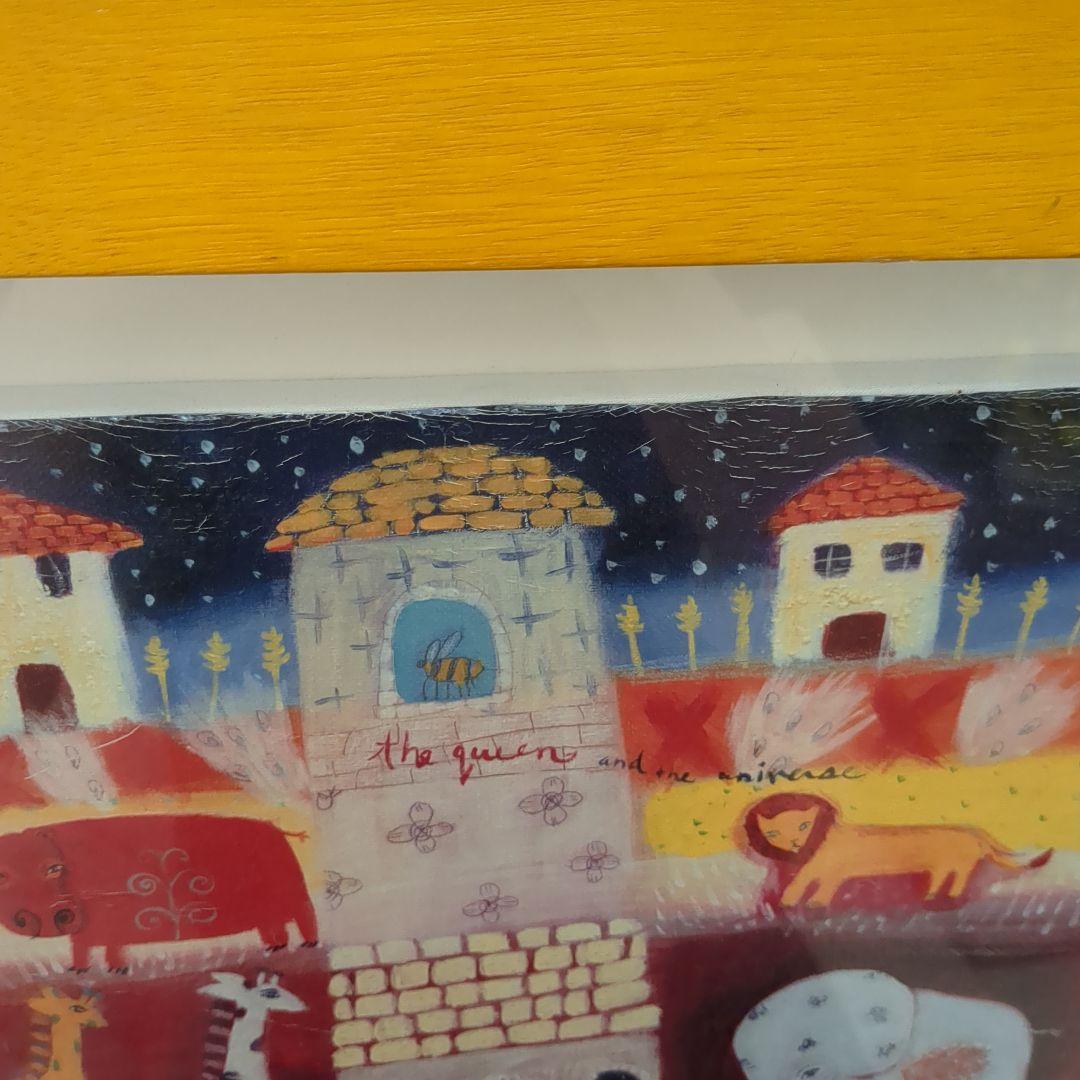 値下げしました。カレン ホイプティング　 木製フレーム付き