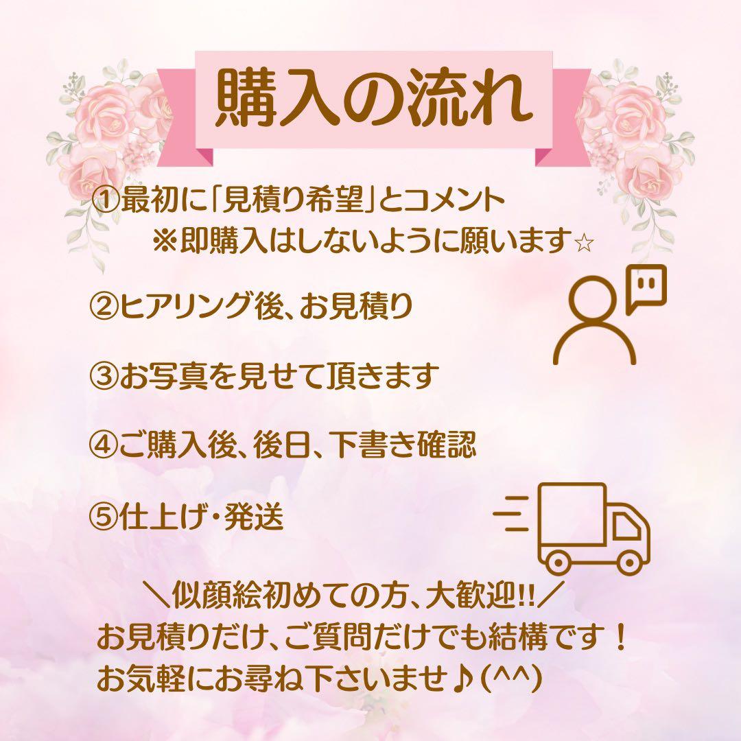 似顔絵オーダー　誕生日　記念日　金婚式　退職祝い　敬老の日　プレゼント