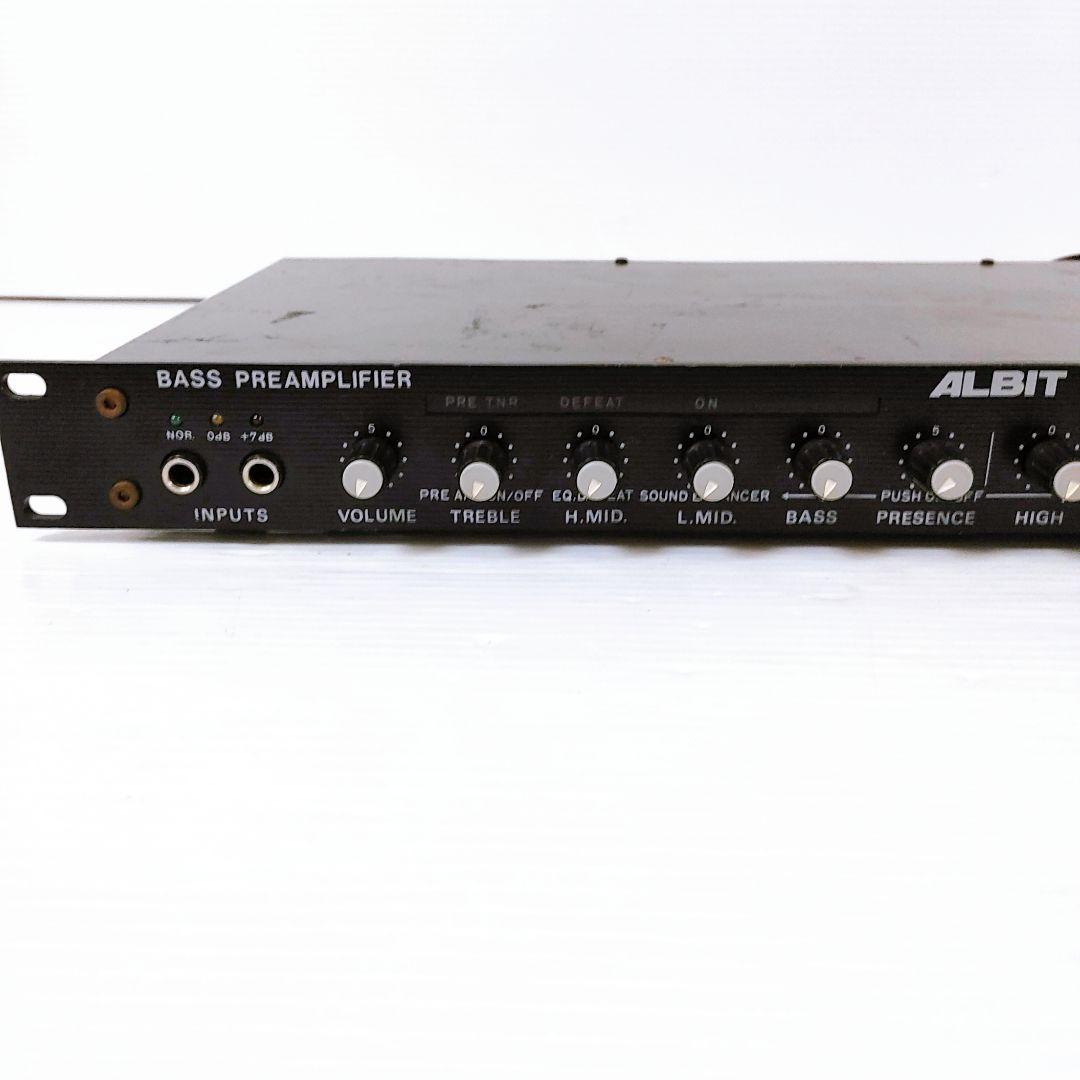 ALBIT BASS PRE AMP A1BP ベースプリアンプラック