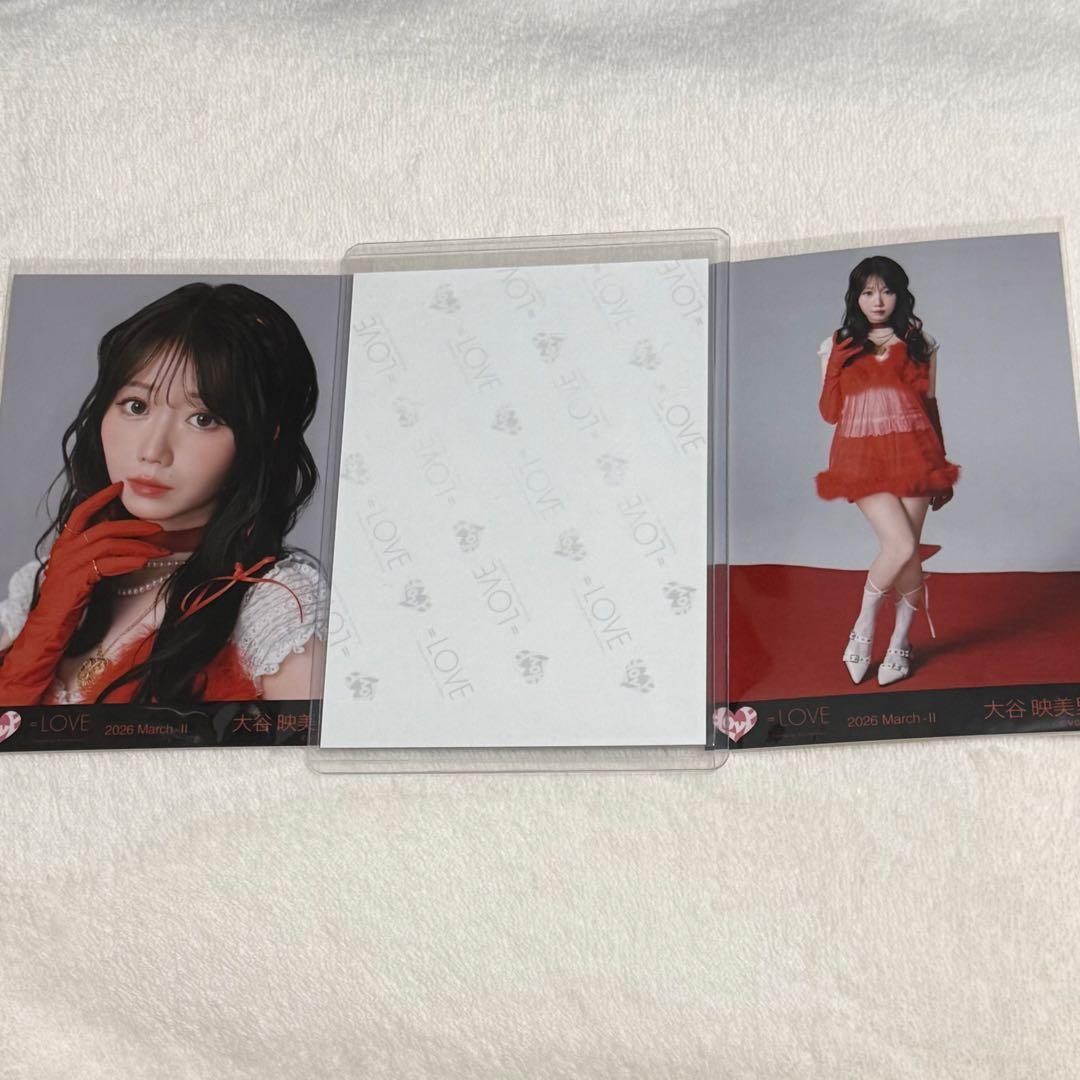 ＝LOVE イコラブ 生写真 劇薬中毒 コンプ 直筆 大谷映美里