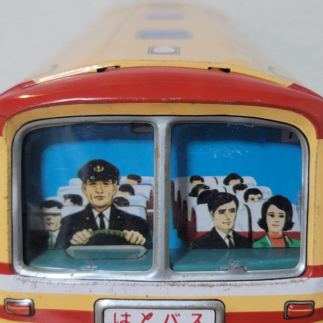 昭和レトロ PMA製 ブリキ はとバス 40cm