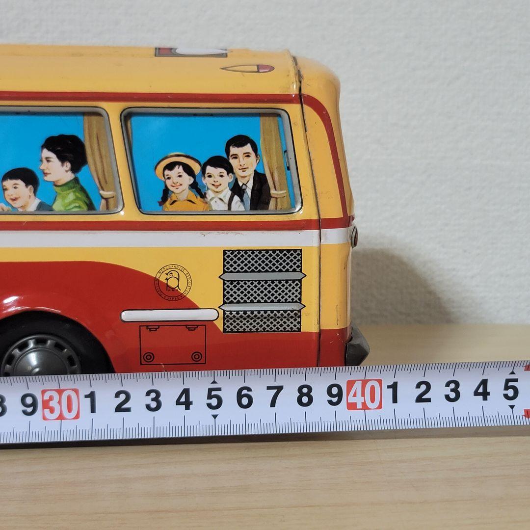 昭和レトロ PMA製 ブリキ はとバス 40cm