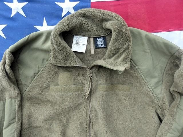 米軍実物　ポーラテックフリースジャケット　XL-L　コヨーテ ECWCS　165
