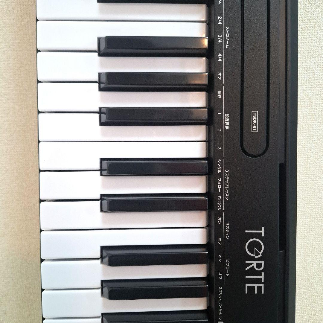 【極美品】TORTE TSDK-61 61鍵盤 電子キーボード 超軽量＆多機能