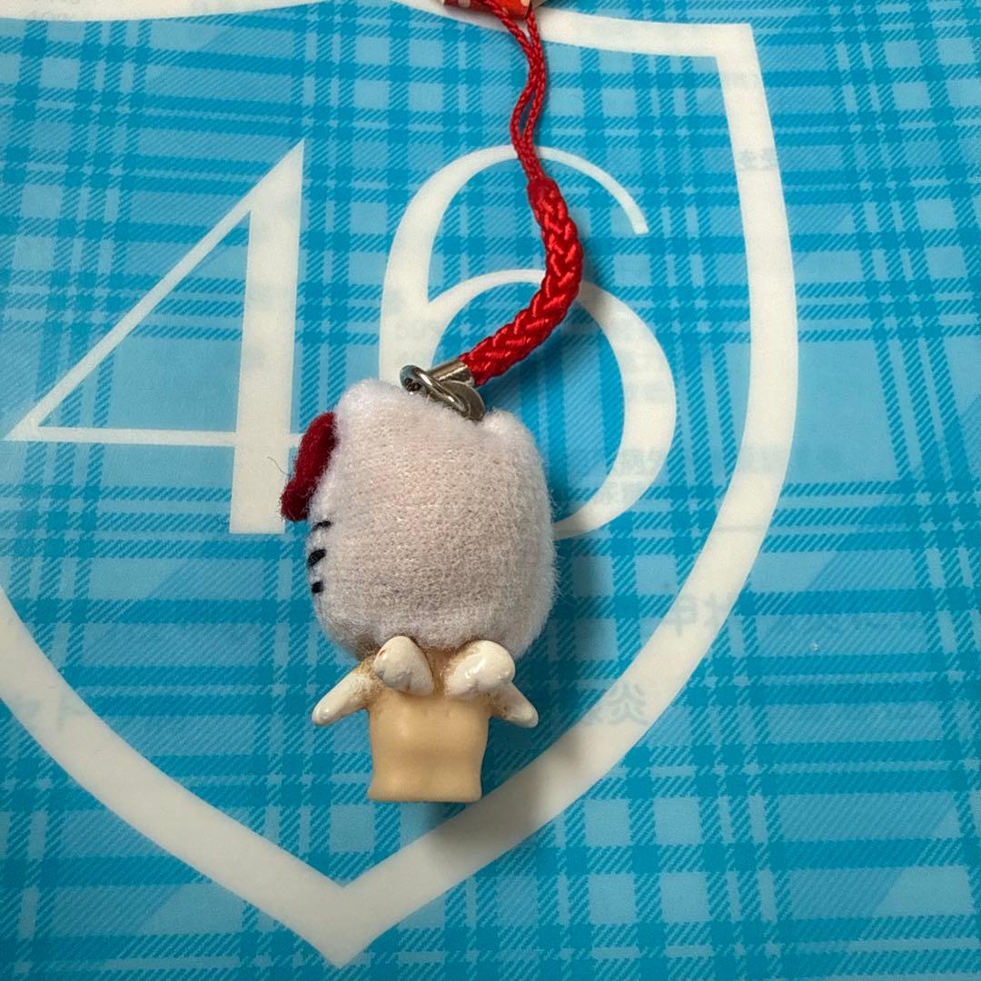 ハローキティQ根付けストラップ　サンリオ　 平成レトロ　2008年製当時物