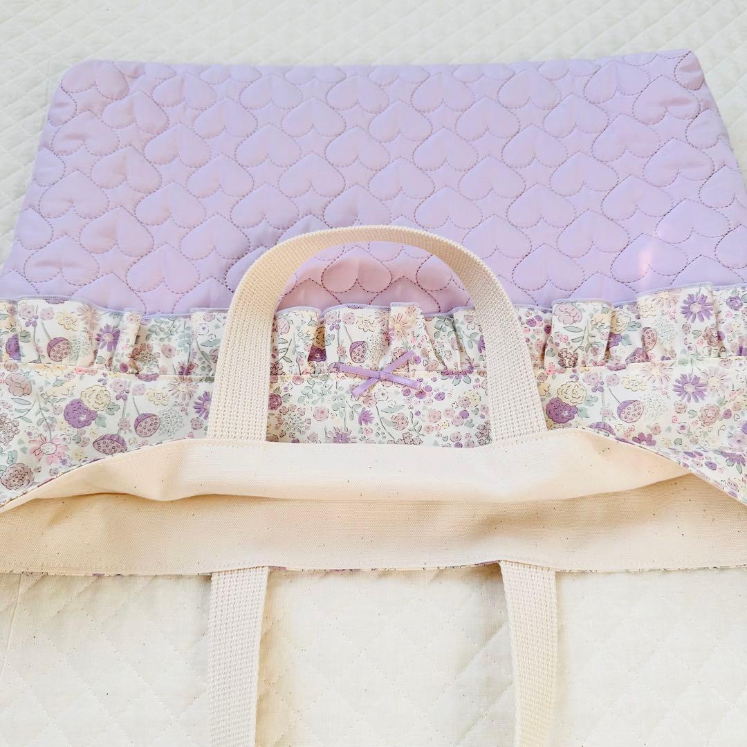 Rちゃんママ専用　入園入学セット　レッスンバッグ　ハンドメイド　パープル