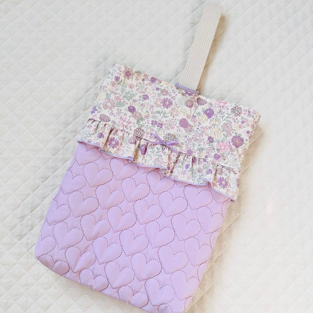 Rちゃんママ専用　入園入学セット　レッスンバッグ　ハンドメイド　パープル