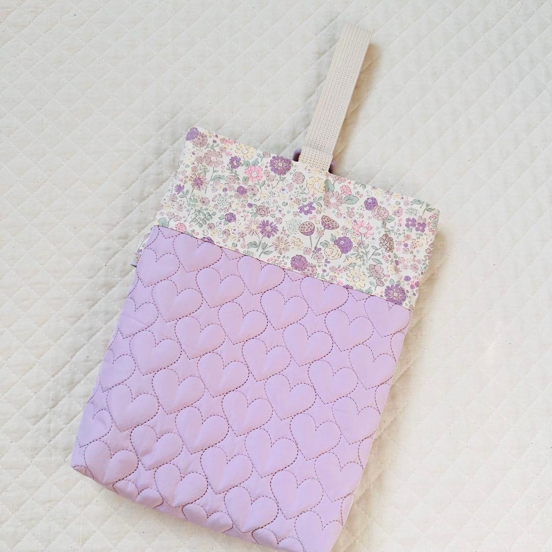 Rちゃんママ専用　入園入学セット　レッスンバッグ　ハンドメイド　パープル